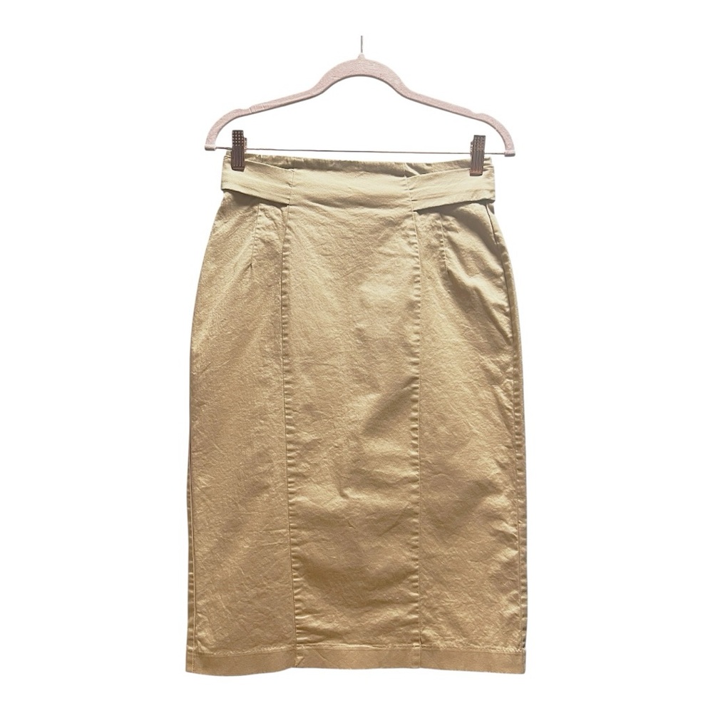 7th Avenue New York and Co Tan Pencil Skirt